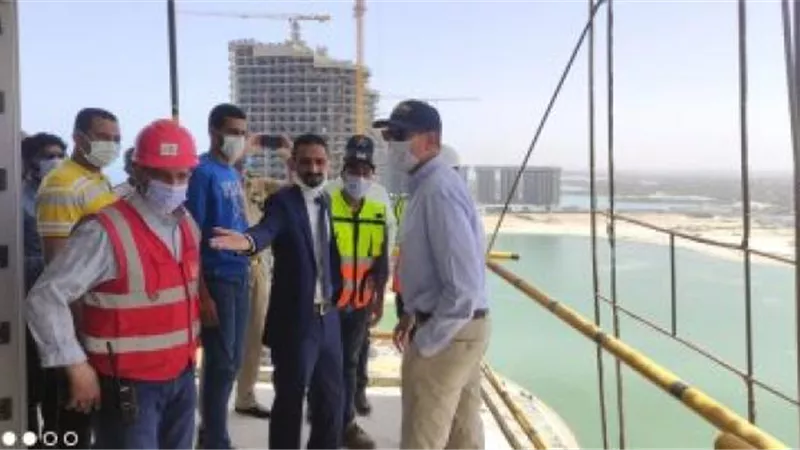 السفير الألمانى يتفقد مشروعات مدينة العلمين الجديدة