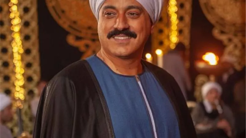 بالجلباب الصعيدي.. محمد دياب من كواليس مسلسل ”نسل الاغراب”