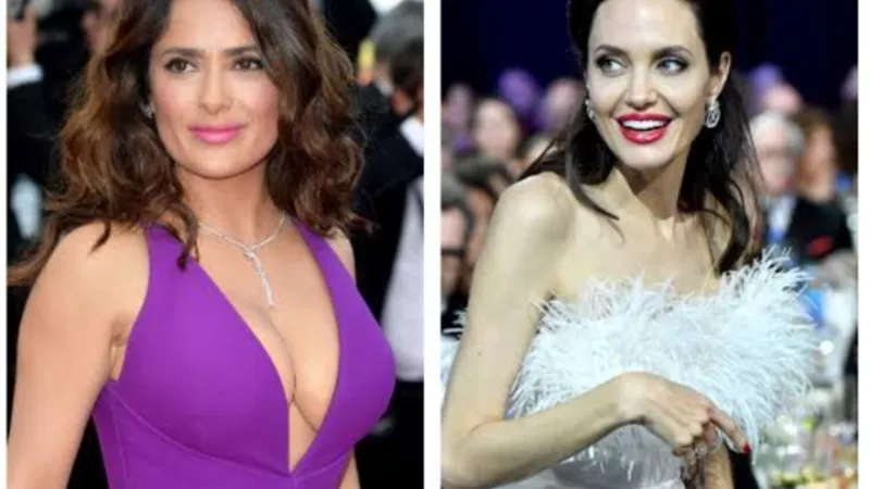مقلب مضحك من أنجلينا جولي لصديقتها سلمى حايك.. اعرف التفاصيل