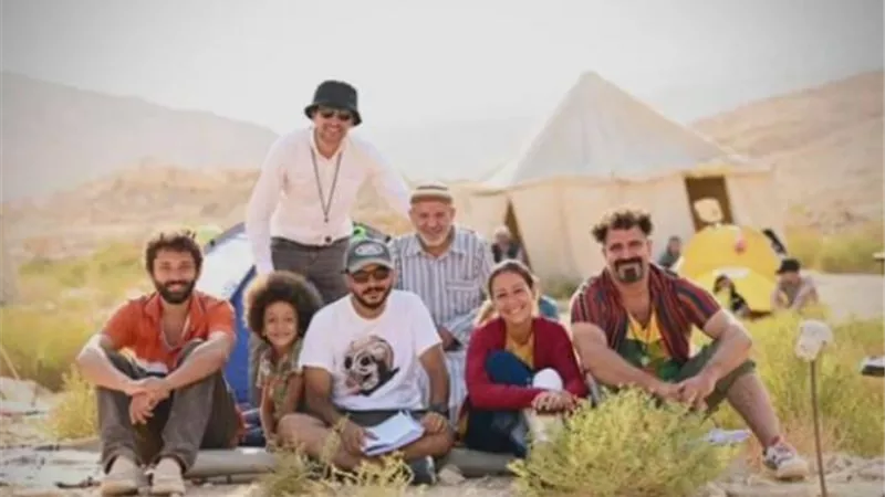 بالصور.. بيتر ميمي برفقة كريم محمود عبد العزيز ومنة شلبى من كواليس ”من أجل زيكو”