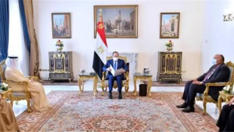 السيسى يتسلم رسالة من أمير الكويت