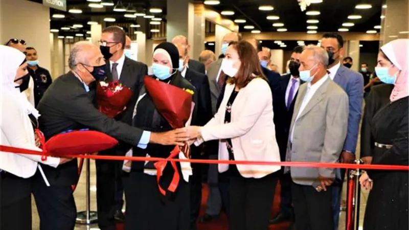 وزيرة التجارة والصناعة ونظيرتها الاردنية تفتتحان فعاليات الدورة الـ 14 لمعرض المنتجات المصرية بالعاصمة عمان