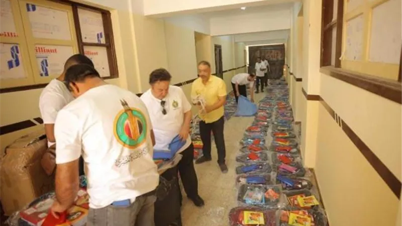 «بيت الزكاة» يوزع 100 ألف شنطة مدرسية على التلاميذ والطلبة في هذه المحافظات