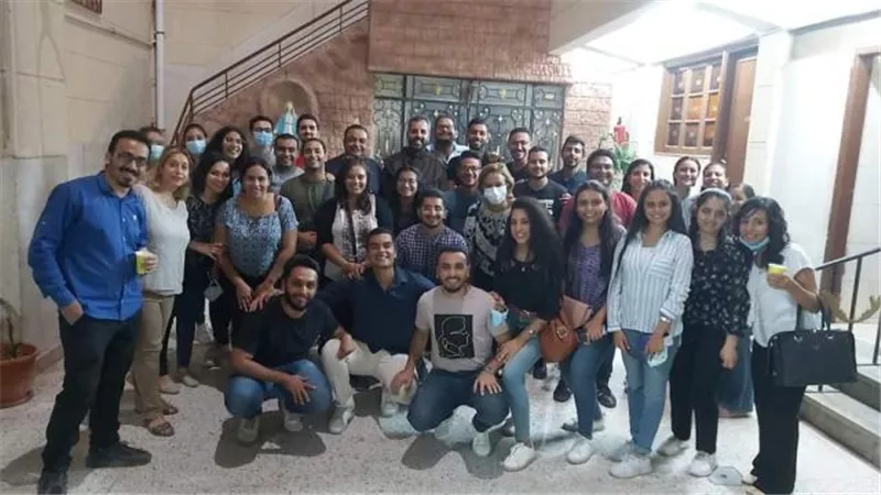 صور.. كنيسة سانت تريزا بالشرابية تستضيف جمعية الشباب الكاثوليكي المصري