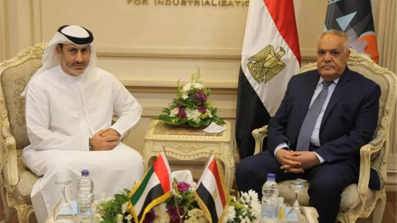 التراس يبحث مع وفد إماراتى عقد شراكات مع العربيةً للتصنيع