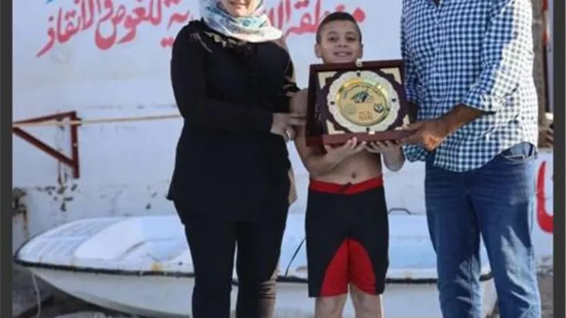 أسرة شهيد الغدر منسي فى ضيافة الغوص والإنقاذ