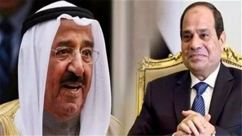 أمير الكويت يهنئ الرئيس السيسى بذكرى ثورة 23 يوليو