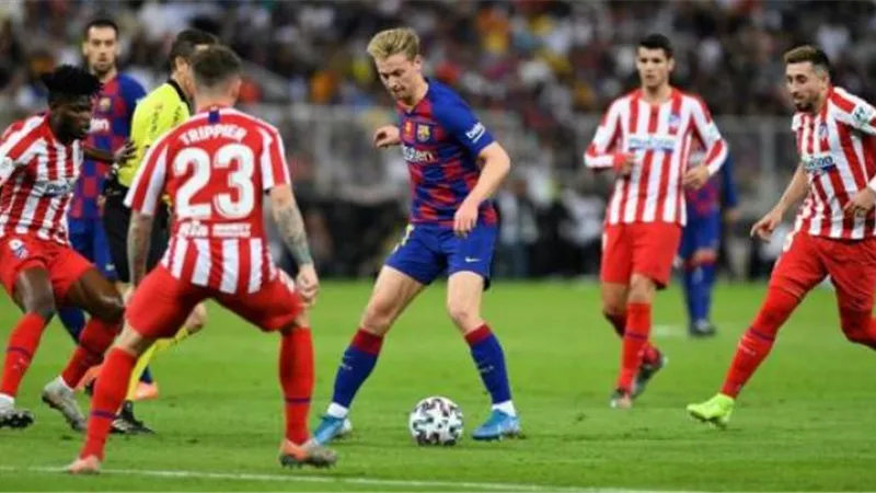 مواجهة نارية بين أتلتيكو مدريد و برشلونة فى قمة الدورى الإسبانى اليوم