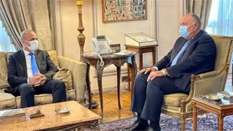 تفاصيل مباحثات شكرى مع نائب رئيس المجلس الرئاسي الليبي