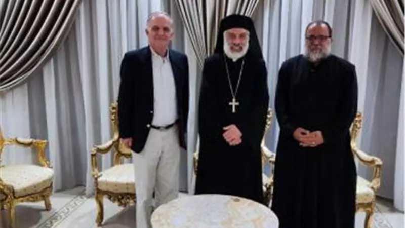 شاهد.. «الكنيسة الكاثوليكية» تستقبل مسؤول أخوية السجون العالمية
