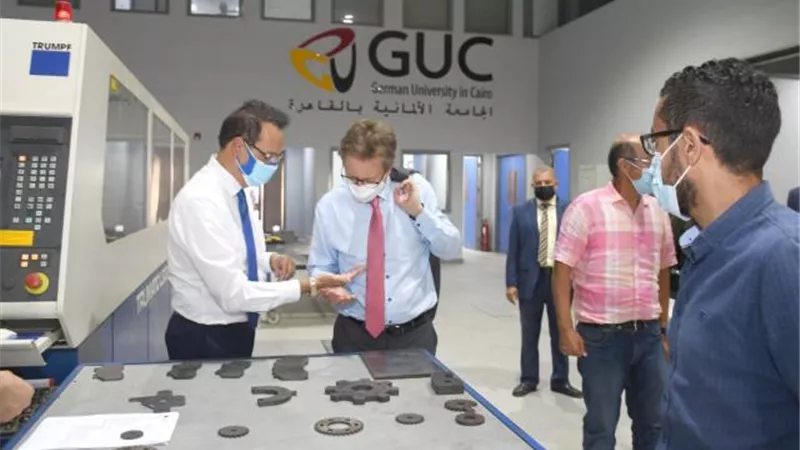 بالصور .. شاهد زيارة السفير الألماني الجديد للجامعة الألمانية بالقاهرة والجامعة الألمانية الدولية بالعاصمة الإدارية