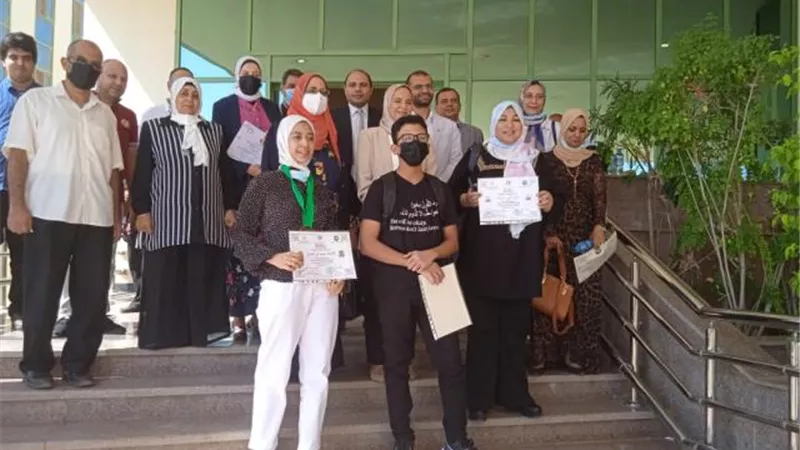 اللجنة الوطنية لليونسكو تكرم الطلاب الفائزين في الأولمبياد العربى الثانى للرياضيات