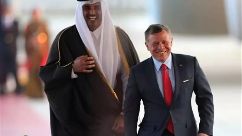 ما لم يُنشر عن لقاء العاهل الأردني وأمير قطر