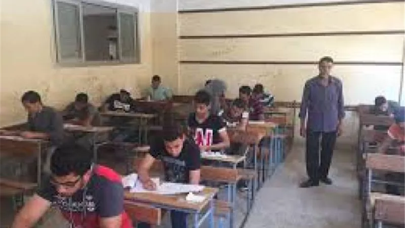 ضبط عدة حالات غش بلجان امتحانات الدبلومات الفنية اليوم