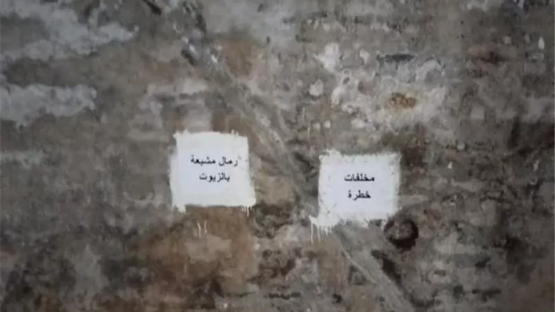 بالفيديو.. «الجيزة» تضبط مخزن يحوي مواد سريعة الاشتعال بحدائق الأهرام