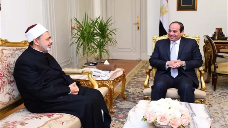 الإمام الأكبر يهنئ الرئيس السيسي والمسلمين بعيد الأضحى المبارك