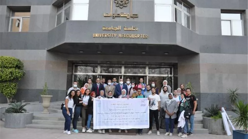انطلاق قافلة جامعة حلوان الخدمية لمدينة الصف بالجيزة .. صور وتفاصيل