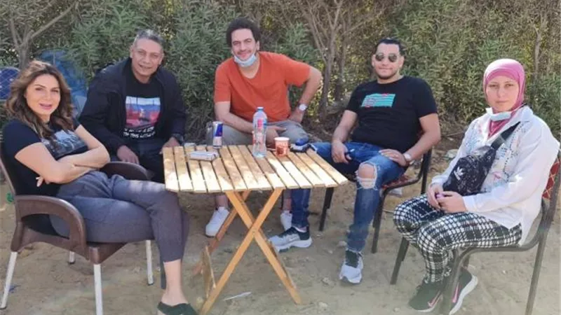 نجلاء بدر تروج لفيلمها الجديد من كواليس العمل