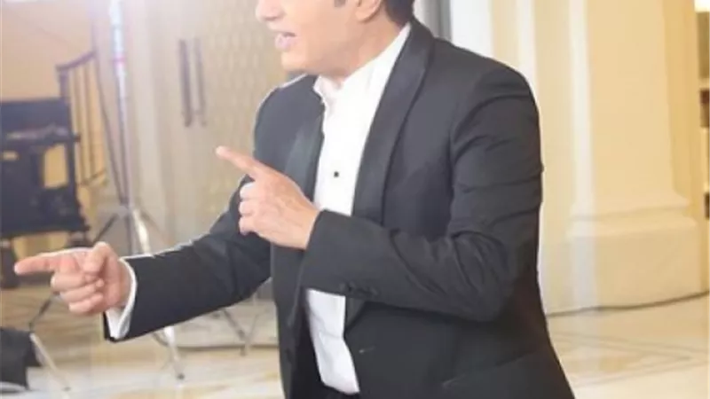 إيهاب توفيق يواصل تصوير كليب ”انت إختيارى”