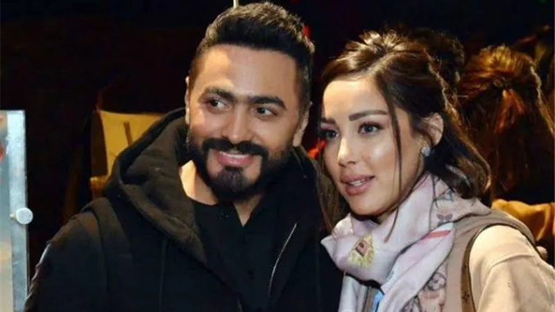 شاهد.. زوجة تامر حسني تخضع لعملية تجميل