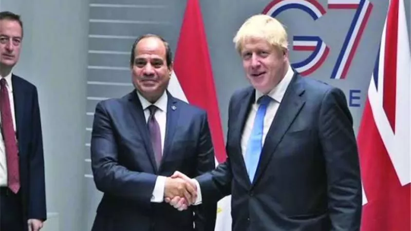 كواليس مباحثات السيسى مع رئيس وزراء بريطانيا بشأن مؤتمر تغير المناخ