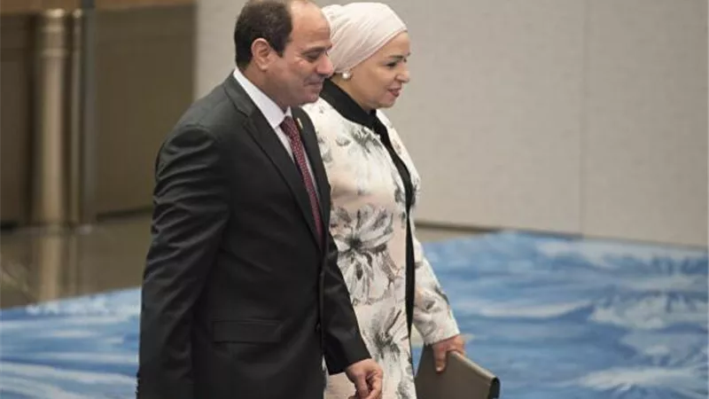 الرئيس السيسى و السيدة قرينته يستقبلان الأمير تشارلز و دوقة كورنوول