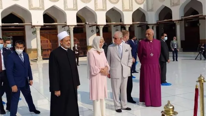 شاهد.. رئيس الأسقفية يكشف كواليس زيارة الأمير تشارلز للجامع الأزهر