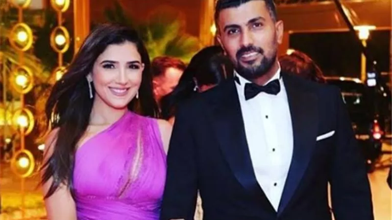 محمد سامى فى ورطة بسبب نصاب.. مى عمر تكشف التفاصيل