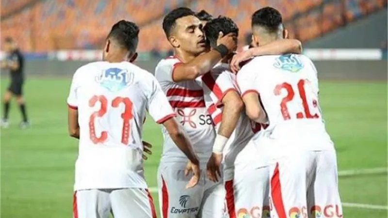مصطفى محمد وحسام أشرف بهجوم الزمالك أمام المصري