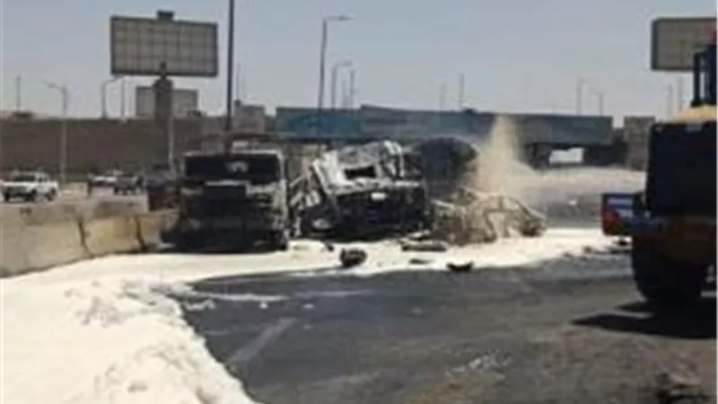 الحماية المدنية تقوم بعمليات تبريد لموقع حريق دائرى المعادى