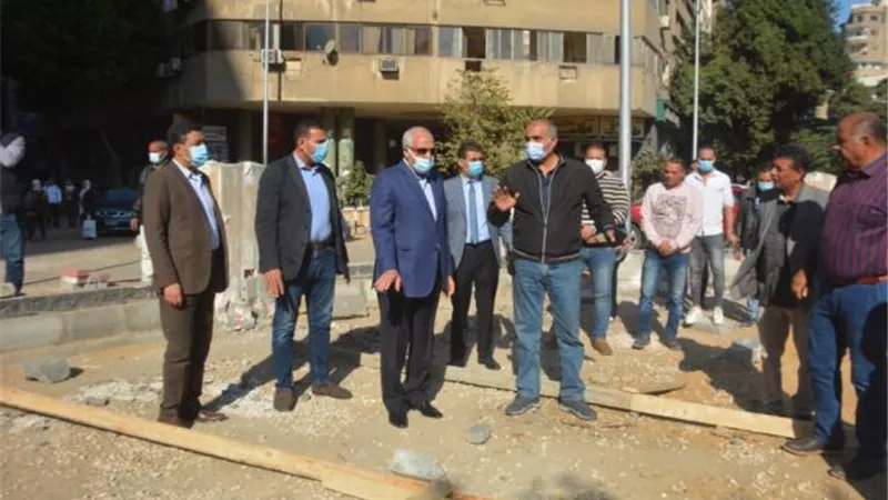 بالصور.. محافظ الجيزة يوضح أعمال تطوير ميدان المساحه وشارع مراد