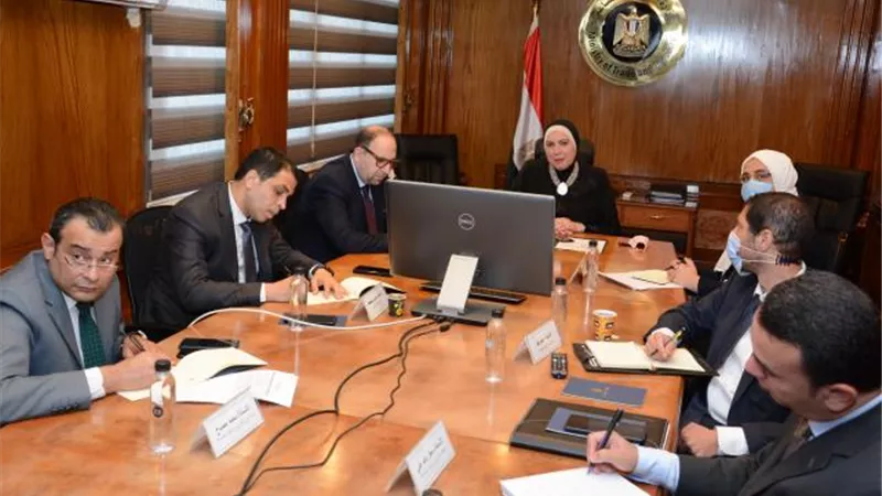 وزيرة الصناعة تبحث مع التصديرى للصناعات الدوائية زيادة معدلات التصدير للأسواق الخارجية