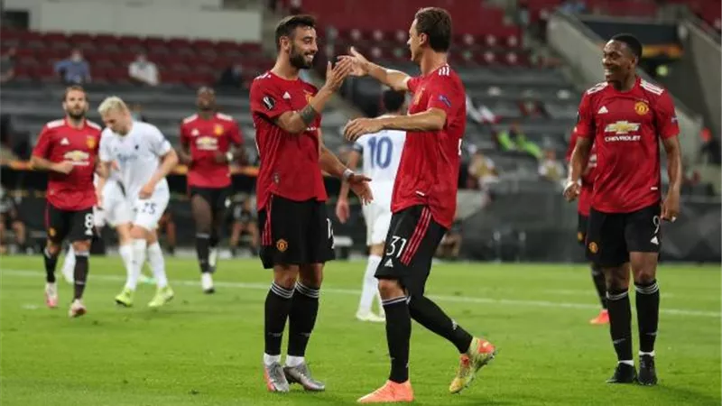 مانشستر يونايتد يتجاوز كوبنهاجن بصعوبة ويصل لنصف نهائي اليورباليج