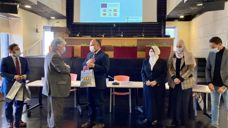 بالصور .. ننشر تفاصيل زيارة رئيس أكاديمية البحث العلمي للمكتب الأسباني لبراءات الاختراع