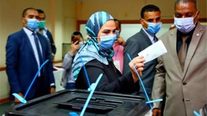بالفيديو ..”القباج” تدلي بصوتهافي انتخابات الشيوخ  وتدعوا المواطنين إلى المشاركة