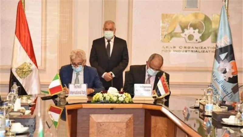 التراس يشهد توقيع عقد إنشاء مصنع السرنجات الآمنة بالتعاون مع تكنيدل الإيطالية