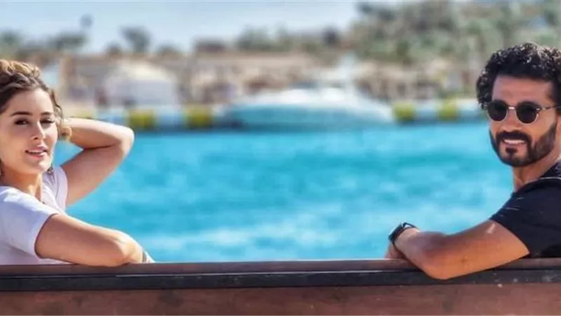 عائشة بن أحمد برفقة خالد النبوى فى أحدث ظهور وتعلق : لون البحر