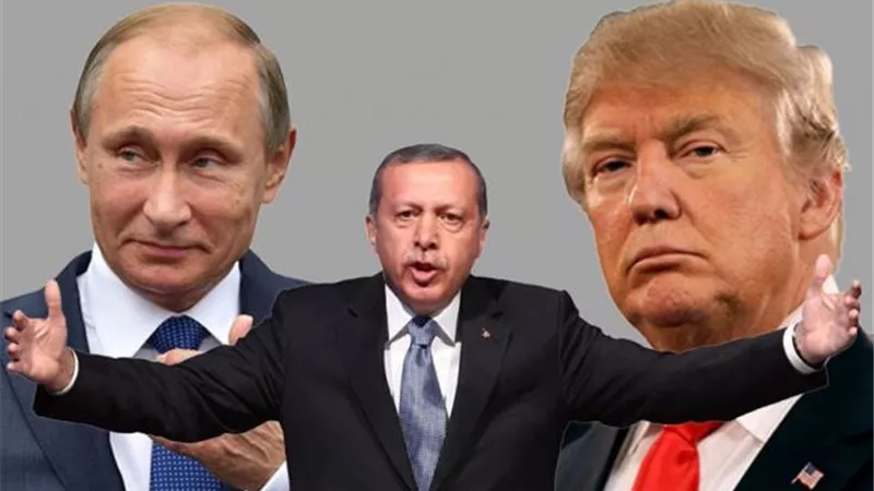 عاجل ولأول مرة.. ترامب وبوتين يتفقان علي طرد أردوغان من ليبيا