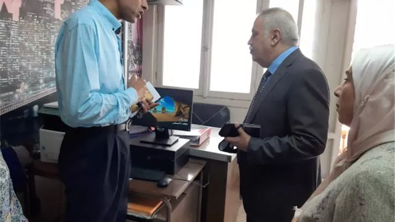 لهذا السبب .. القوي العاملة تتابع عمل منظومة التحول الرقمي بالإسكندرية