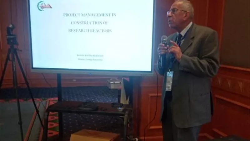 المؤتمر العربي للطاقة الذرية يعرض مراحل إنشاء وإدارة مشروع مفاعل الأبحاث النووي