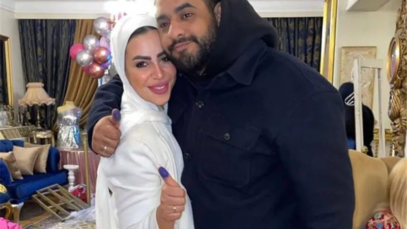 أول تعليق من نجلة ماجد المصرى بعد عقد قرانها