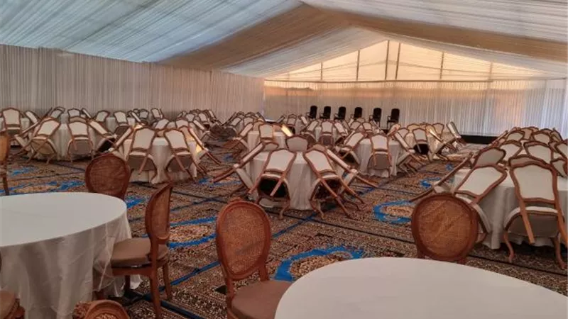 بالصور .. شاهد استعدادات جامعة القاهرة لوضع حجر أساس المجمع الطبي للأطفال غدا