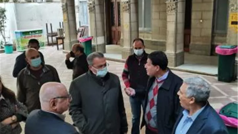 بالصور.. تعرف على آخر استعدادات الكنيسة الإنجيلية للاحتفال بعيد الميلاد المجيد