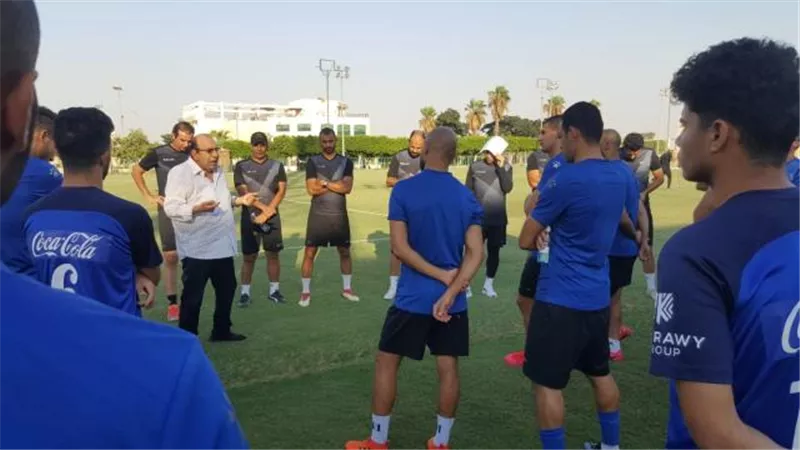 المقاولون يشحن بطاريات لاعبيه قبل مواجهة الإنتتاج الحربي