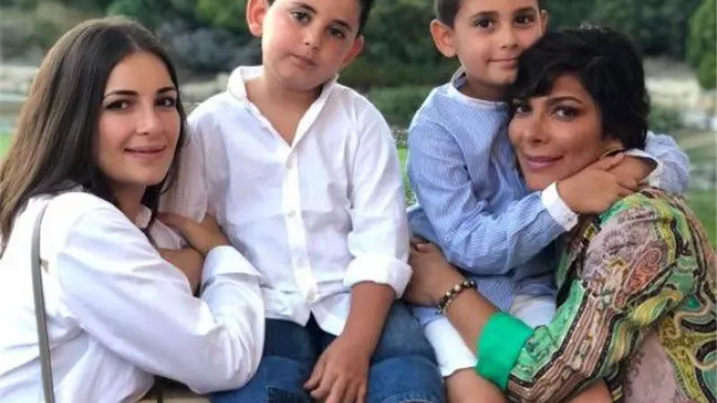 ”بحضورهما أصبح لدنياي طعم أجمل”.. رسالة حب من أصالة نصري لأبنائها