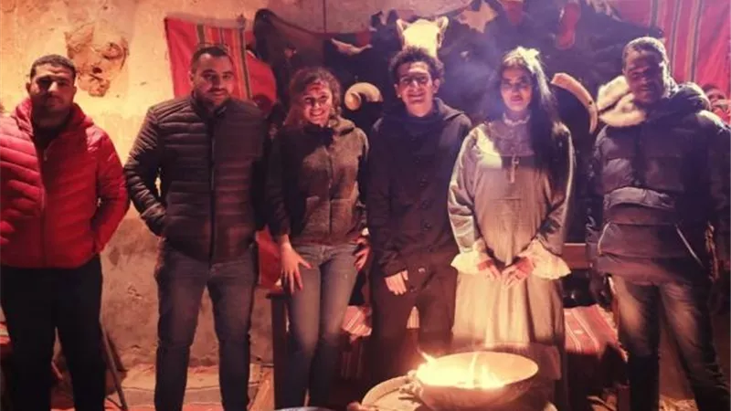 ابطال مسلسل ”ولهان” يحتفلون ببدء التصوير