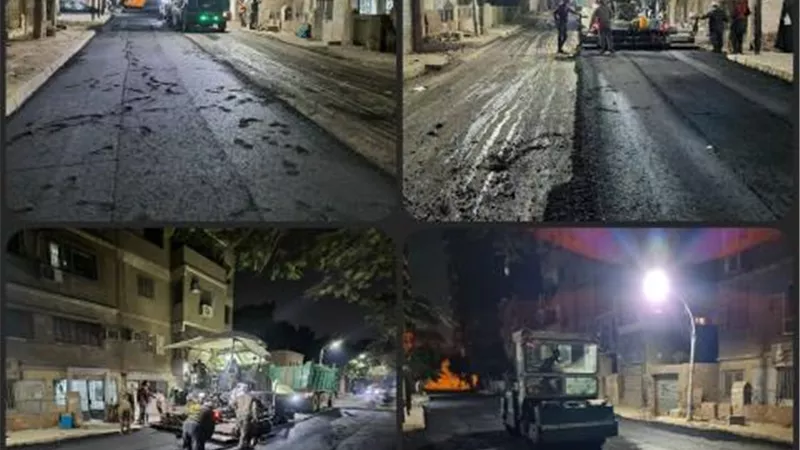 شاهد.. محافظ الجيزة يتابع أعمال رصف المحاور الرئيسية بالبدرشين والحوامدية ومنشأة القناطر والعمرانية