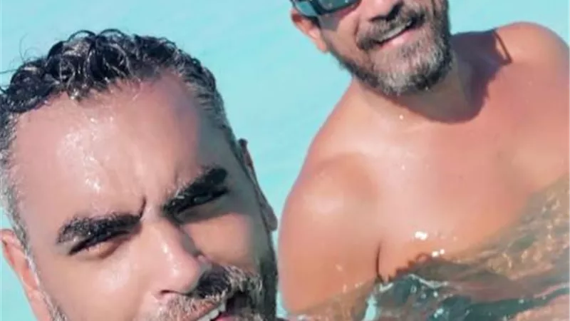 شاهد.. أمير كرارة يستمع بعطلته الصيفية بعد مسلسل ”نسل الأغراب”