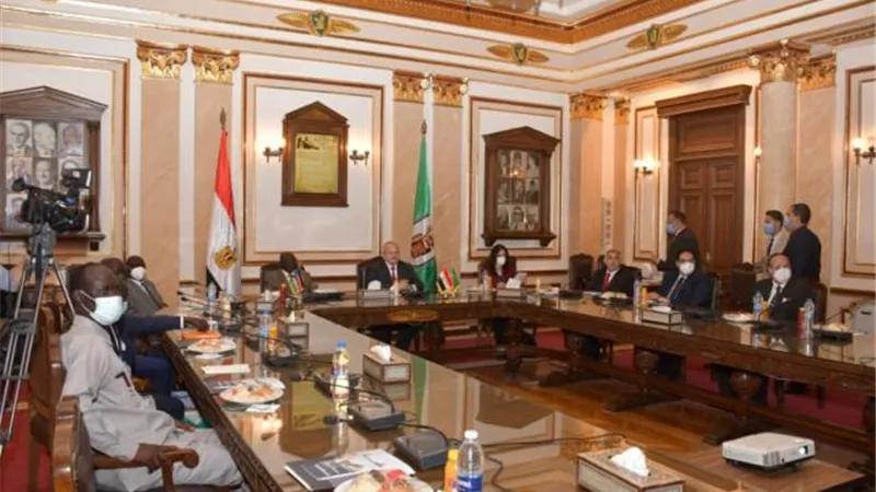 توقيع مذكرة تفاهم بين جامعة القاهرة و جامعة جون قرنق بجنوب السودان