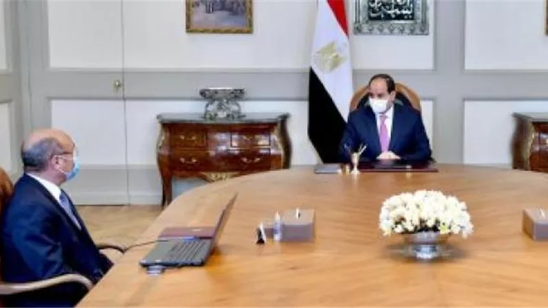 السيسى يبحث مع وزير العدل جهود تطوير منظومة التقاضى